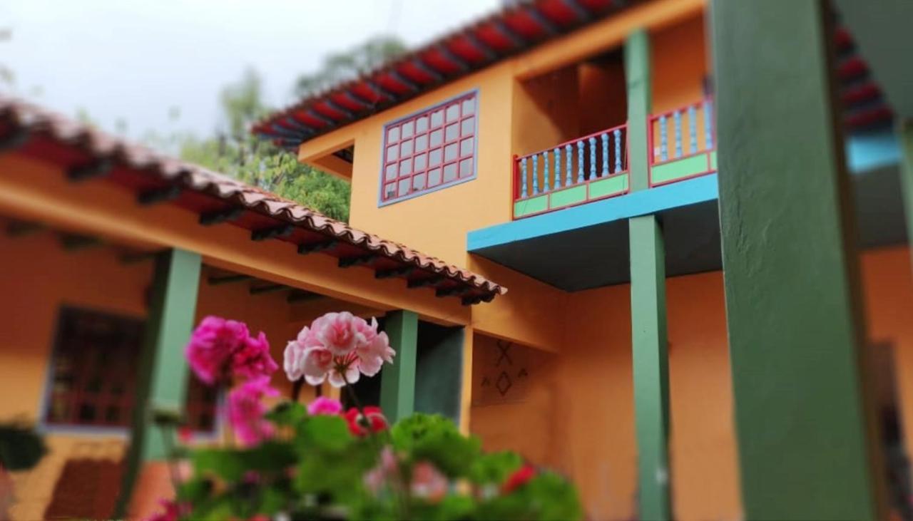 Casona 1865 Otel Ráquira Dış mekan fotoğraf