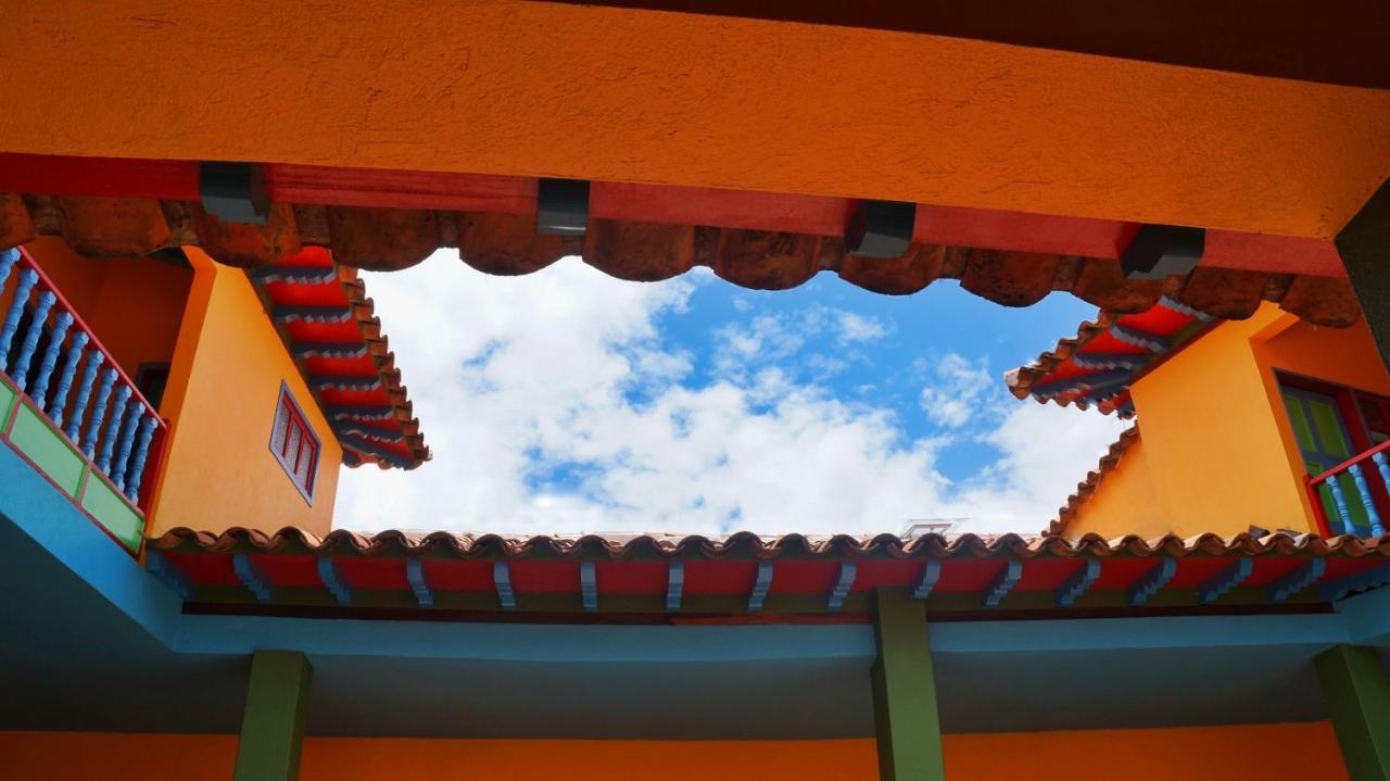 Casona 1865 Otel Ráquira Dış mekan fotoğraf
