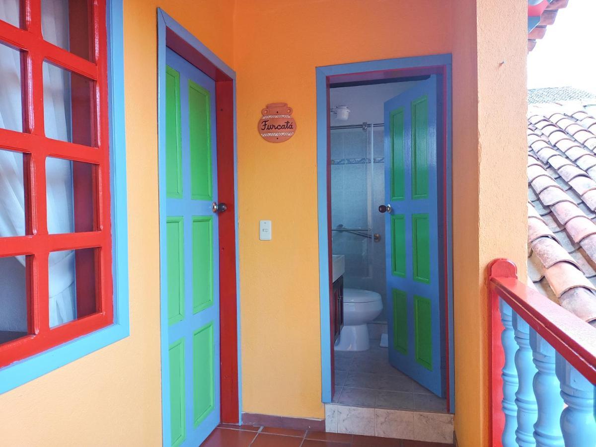 Casona 1865 Otel Ráquira Dış mekan fotoğraf